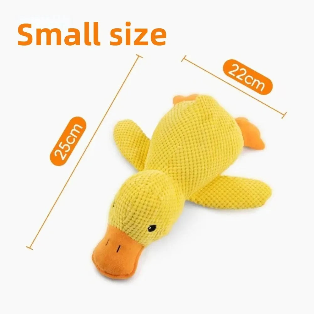1/3PCS Things For Dogs Dog Accessories Dog Supplies Calming Duck Squeaky Plush Toy Luxury Sleep Aid Durable Puppy Companion Pet