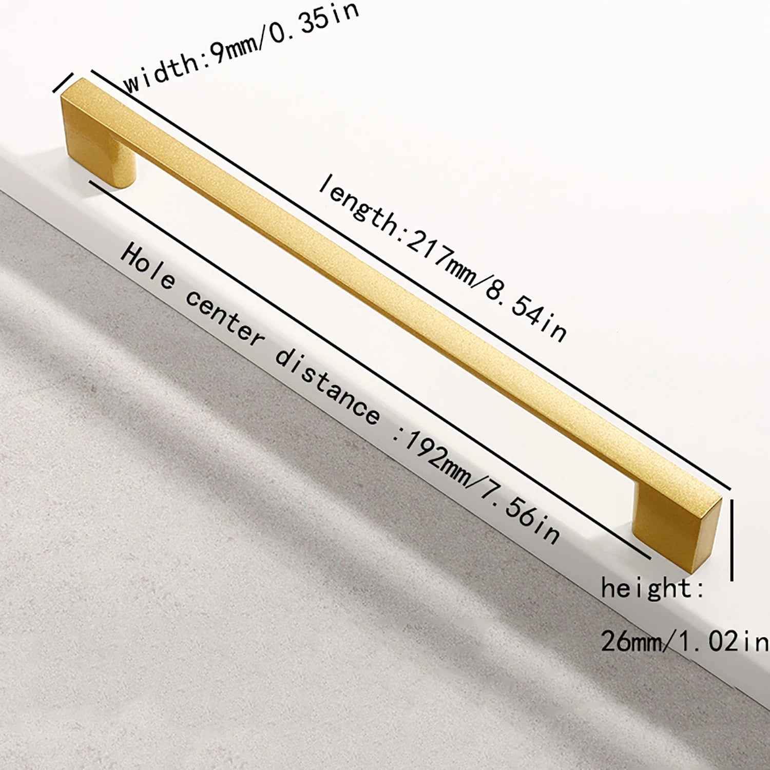 American modern minimalist style cabinets, drawers, wardrobes, furniture, hardware handles, aluminum alloy door handles