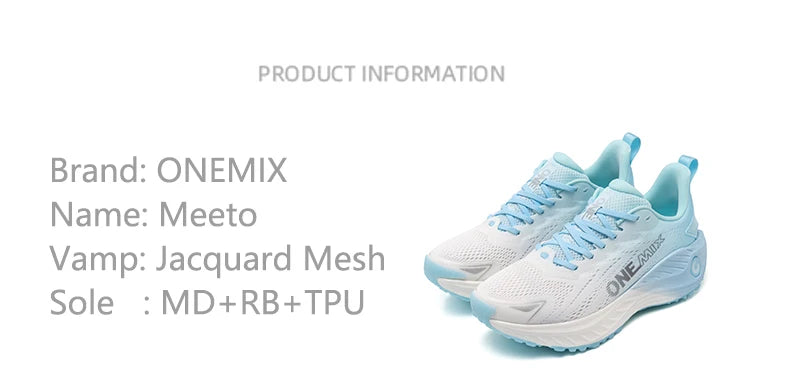 ONEMIX Scarpe da corsa casual Scarpe da jogging estive traspiranti Uomo Scarpe da ginnastica leggere da donna Scarpe sportive con cuscino maschile da esterno
