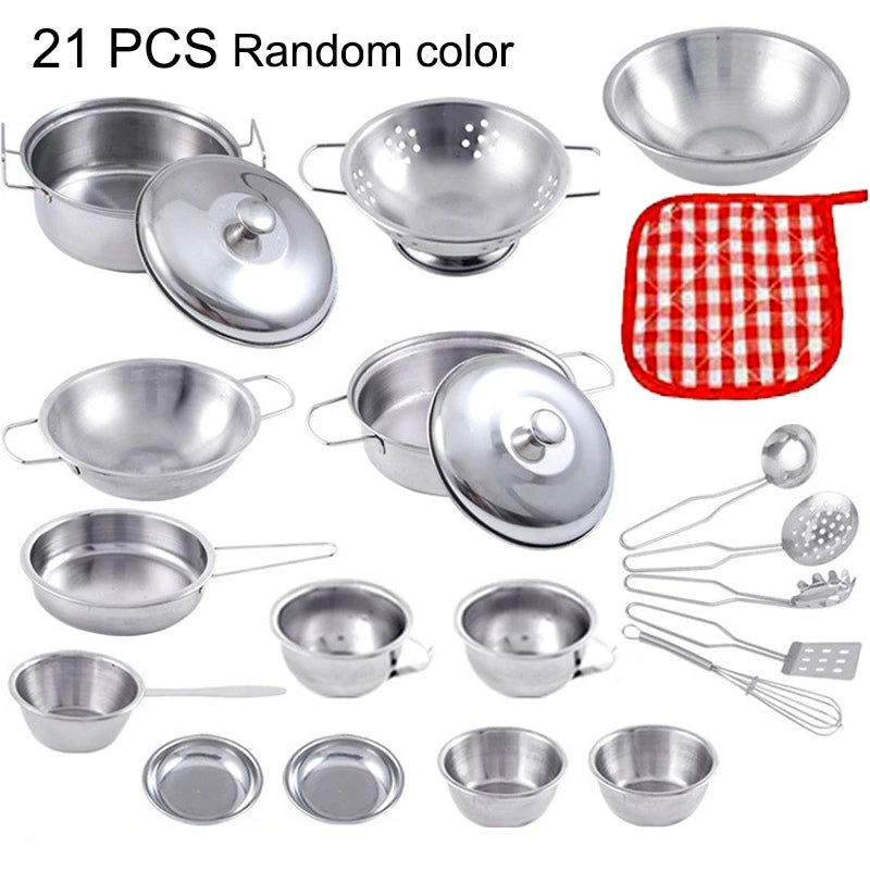 Set da cucina Fai finta di giocare Giocattolo da cucina simulato Set da gioco di ruolo per bambini Set da cucina Regalo educativo per bambini Ragazze Ragazzo