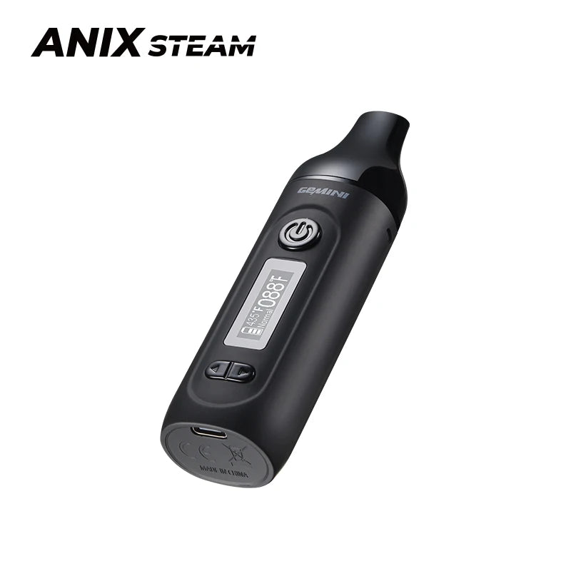 Vaporizzatore per erbe secche Anix Gemini Pro Herbal Vape Pen 2200mah Batteria Controllo della temperatura Schermo OLED Tipo-C Ricarica sigarette elettroniche