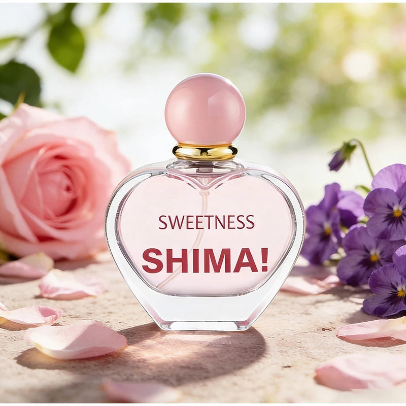 Creative Brand Unisex Heartshaped Perfume Fresh Natural Orange Berry Woody Rose Light Perfume Sweet Girlish Love Fragrance Spray