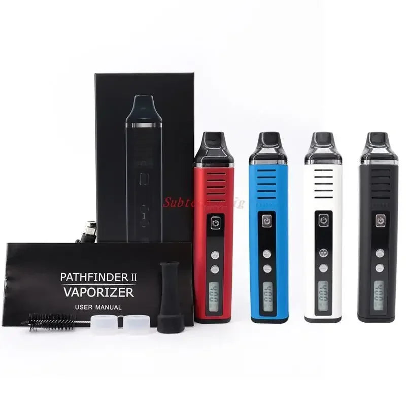 100% originale Pathfinder V2 vaporizzatore per erbe secche TAURUS kit penna Vape a base di erbe LCD schermo visibile controllo della temperatura sigarette elettroniche