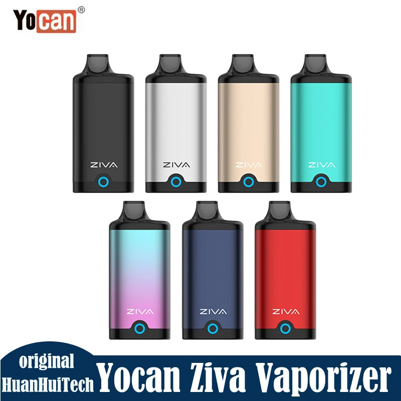 Originale Yocan Ziva Smart vaporizzatore Mod 650mAh batteria tensione variabile 2.6/3.2/3.8V per 510 Thread cartuccia E-sigaretta
