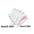5/10 Pairs High-Quality Neutral Sports Socks Fashionable Stripes Sweat Absorbing Breathable Outdoor Couple Running Casual Socks