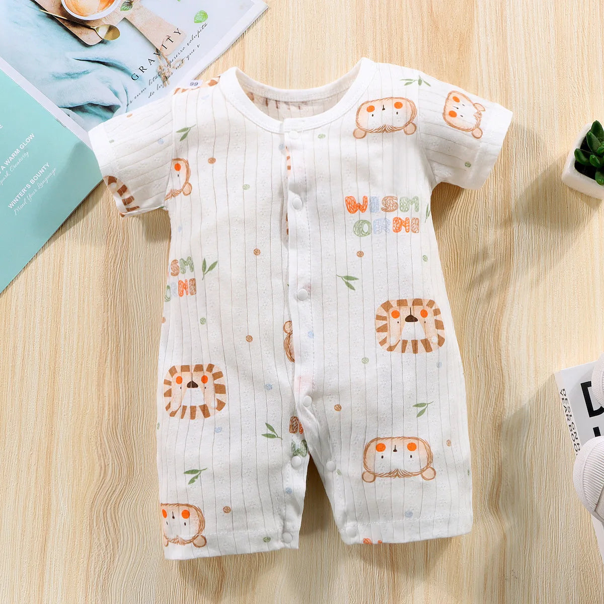 Tutine Neonato 2026 Nuove in Cotone Puro Estive per Bambini e Bambine, Pagliaccetti a Maniche Corte Sottili con Bretelle, Abbigliamento per Neonati