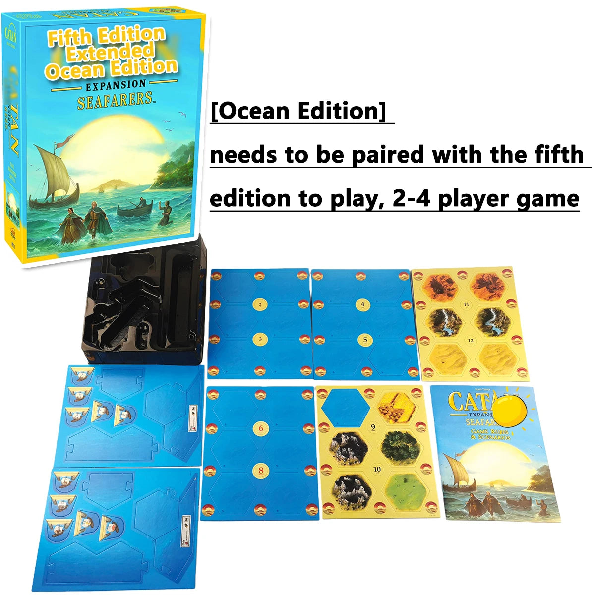 Gioco da tavolo (5a edizione) Commercia, costruisci e colonizza nel classico gioco di strategia per famiglie, bambini e adulti, dai 10 anni in su, 3-4 giocatori