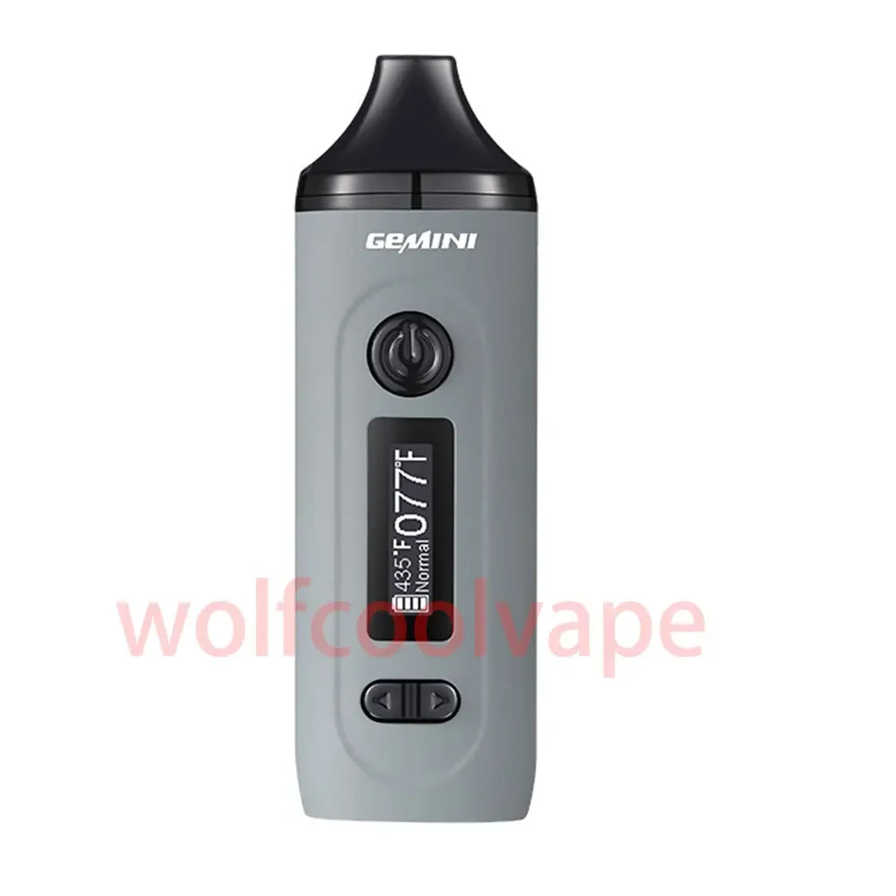 MIGLIOR Vaporizzatore per erbe secche Gemini Starter Kit Batteria Controllo temperatura Schermo OLED 2200mah Vape Pen Kit sigarette elettroniche
