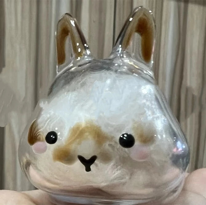 Portaoggetti per peli di cane Portachiavi con ciondolo carino Ciondolo per borsa Coppia Portachiavi per auto Collezione di souvenir di gioielli Accessori per la decorazione del regalo
