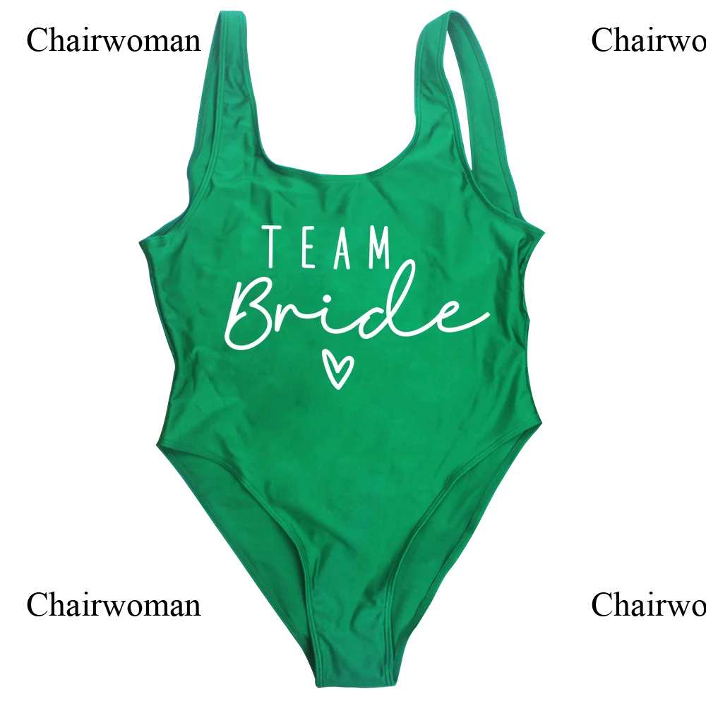 Costumi da bagno per addio al nubilato Costumi da bagno interi per la sposa della squadra Sposa per essere donna Costumi da bagno rosa Costumi da bagno per addio al nubilato Beatchwear