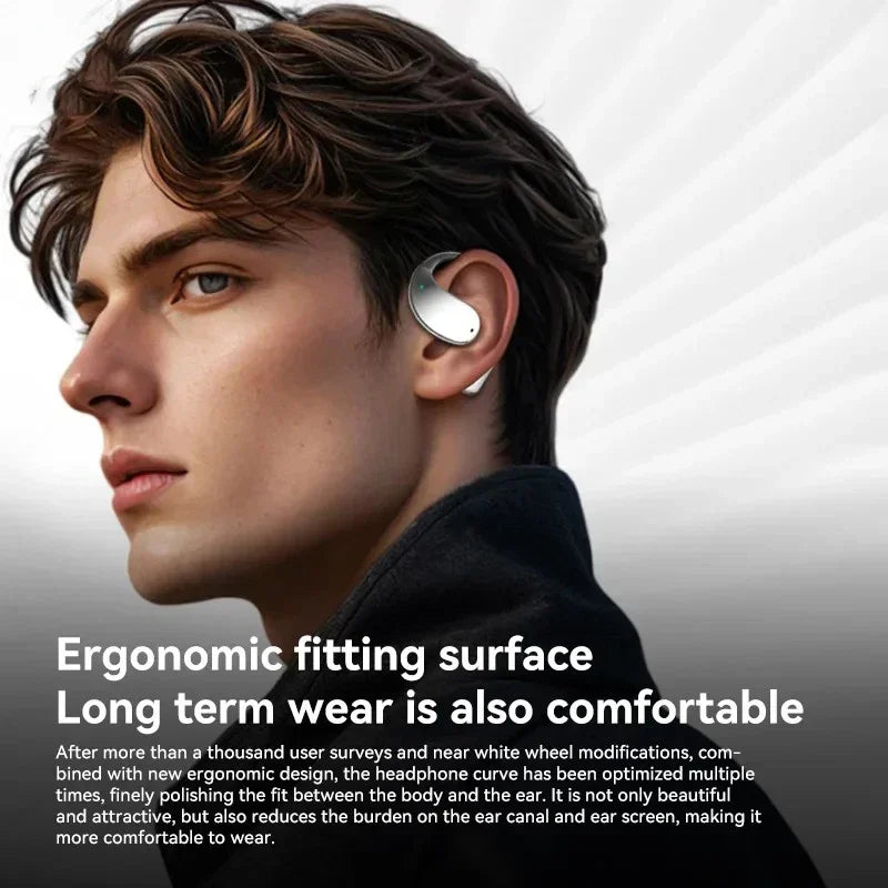 EARDECO Business Auriculares Cuffie Bluetooth Auricolari wireless Auricolari Bass Stereo Cuffie sportive con microfono Audifonos