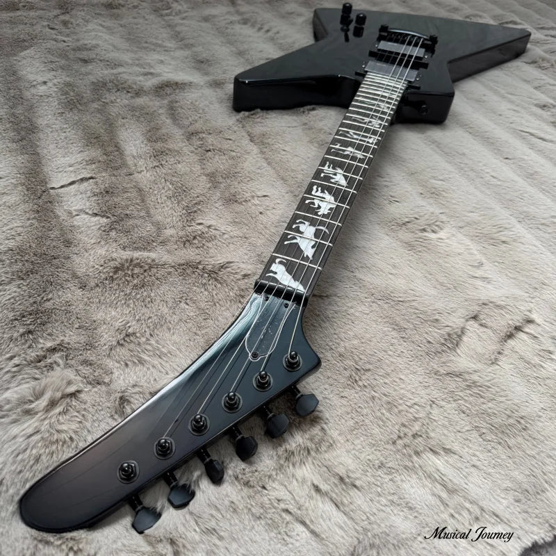 Chitarra Elettrica a 7 Corde Werewolf |   Chitarra Professionale per Performance Heavy Metal