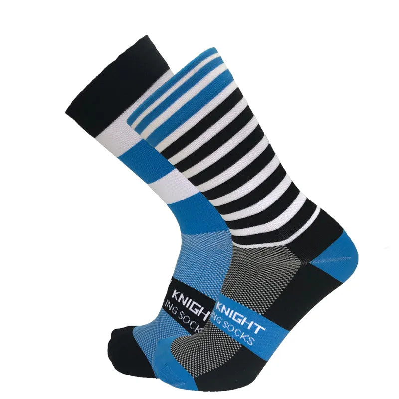 5/10 pairs of men's and women's cycling sports socks randomly mixed breathable sweat absorbing worn externally