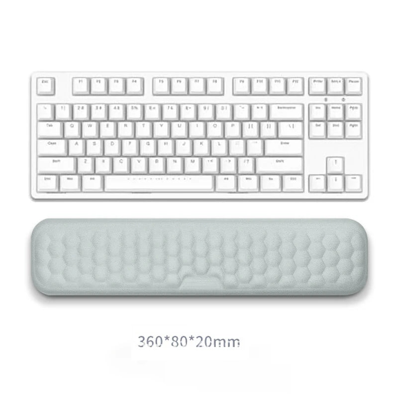 Poggiapolsi Memory Foam 2 In 1 Per Tastiera E Mouse Ergonomico