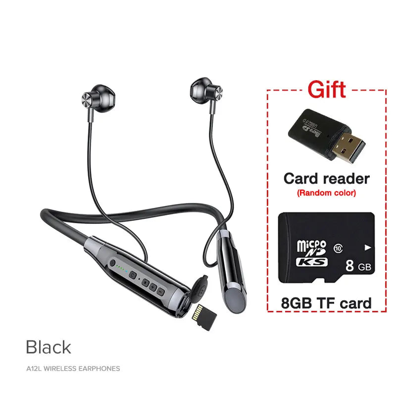 EARDECO 100 ore Endurance cuffie Wireless Bass In-ear Bluetooth cuffie auricolari musica Sport auricolare con microfono Stereo