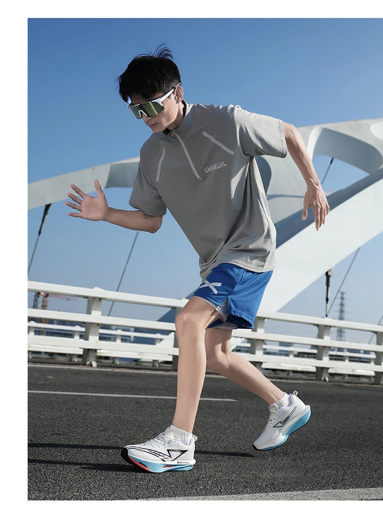 Scarpe da corsa Carbon Board Specialità Maratona Uomo Sport Traspirante Leggero Donna Comodo Atletico Scarpe da ginnastica antiscivolo