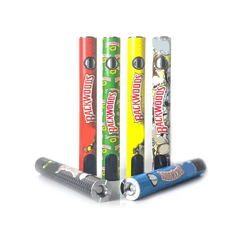 5-20 pezzi Backwoods 510 Batteria Vape Pen Display LCD Capacità 1100mAh Tipo-C 1.8V - 4.2V Sigaretta elettronica a tensione regolabile