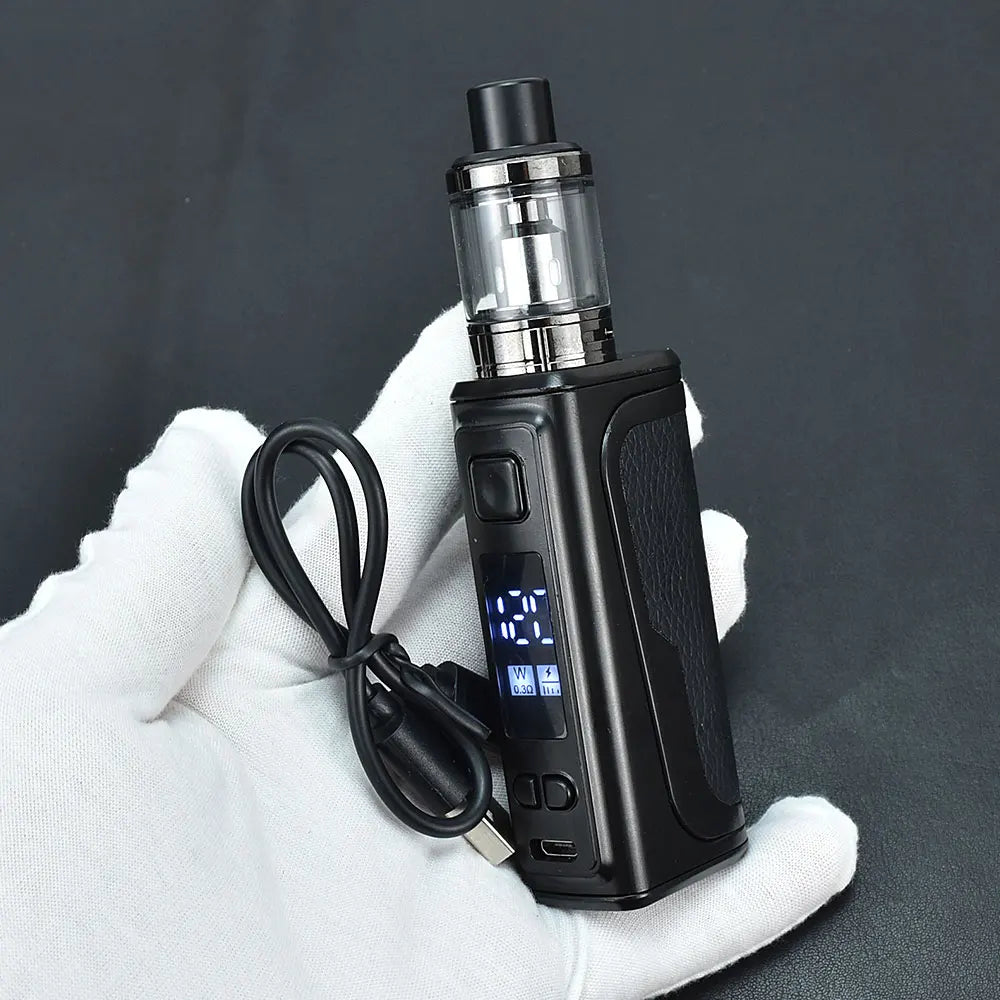 WOLFCOOLVAPE Sigaretta Elettronica 120W Box Mod Vaporizzatore Kit Box Mod con Schermo OLED Vaporizzatore 18000mAh Serbatoio Vape da 2.0ml
