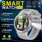 2025 Nuovo originale Stratos 4 GPS Smartwatch 1.43 "AMOLED HD Schermo Bussola Altimetro barometrico Torcia Chiamate vocali SmartWatch