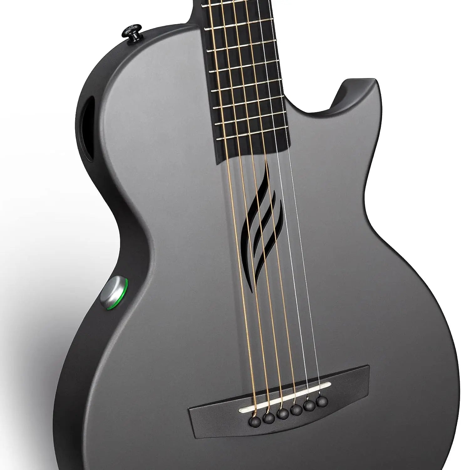 Enya NOVA GO SP1 Chitarra Acustica-Elettrica in Fibra di Carbonio da 35 Pollici con Effetti Integrati, Bluetooth e Pacchetto per Principianti