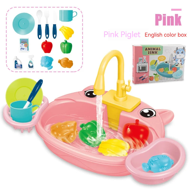 √Choice Play House Toys Fai finta di giocare Cucina per bambini Lavabo Lavello Set da cucina per bambini Giocattolo per ragazzi Ragazze Regali per bambini