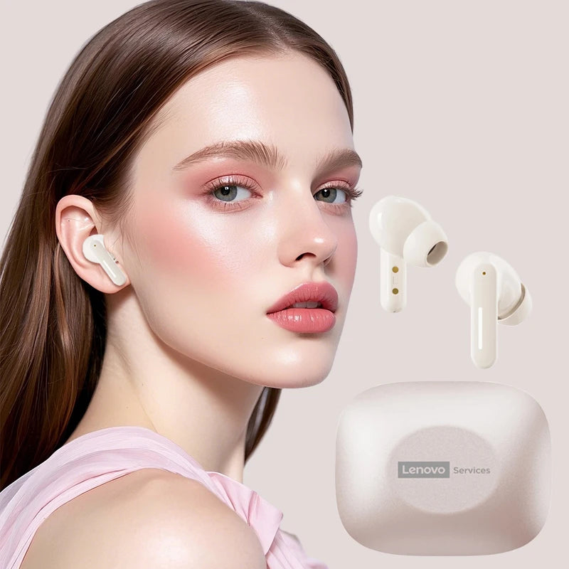 Nuovo Lenovo LE209 Aggiornamento Wireless Bluetooth 6.0 Auricolare con cancellazione del rumore Cuffie sportive 30H Batteria a lunga durata Cuffie con microfono