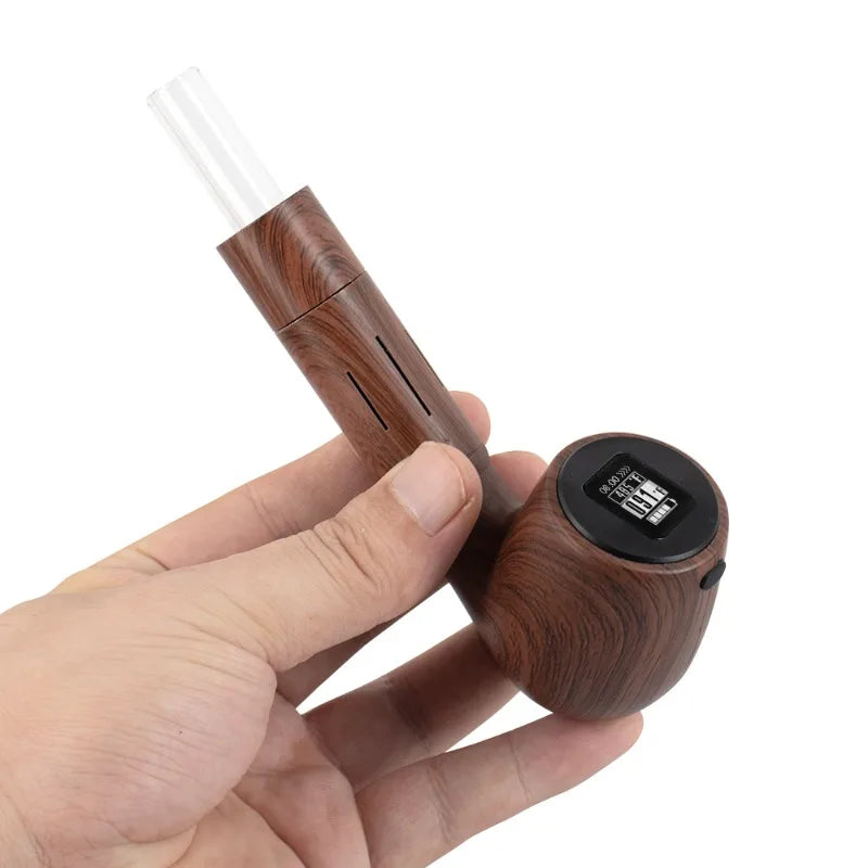 ANIX STEAM Jupiter Vaporizzatore per Erbe Secche, E-pipe, Penna Vape per Tabacco ed Erbe, Batteria da 1100mAh, Camera di Riscaldamento in Ceramica con Display OLED