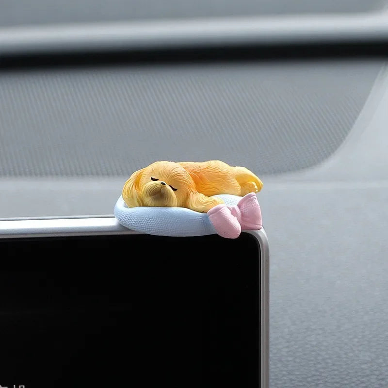 Simpatici accessori per auto Divertente ornamento animale Kawaii Schermo di controllo centrale automatico Decorazione specchietto retrovisore Accessori auto Interni