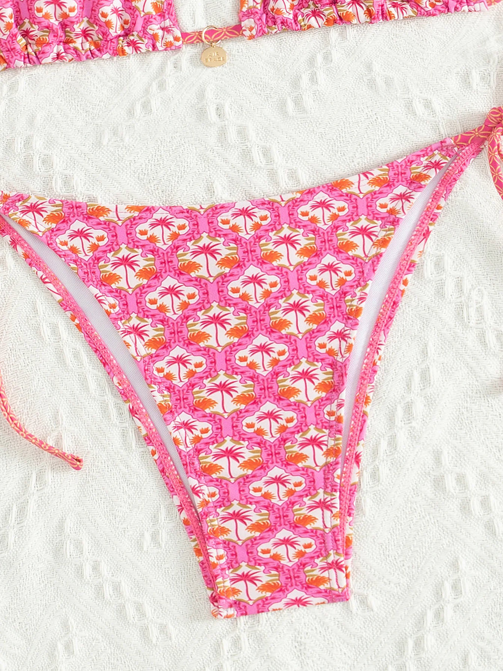 Nuovo Set Bikini Triangolo 2026 - Costume da Bagno Push-Up con Stampa Floreale e Slip Brasiliano