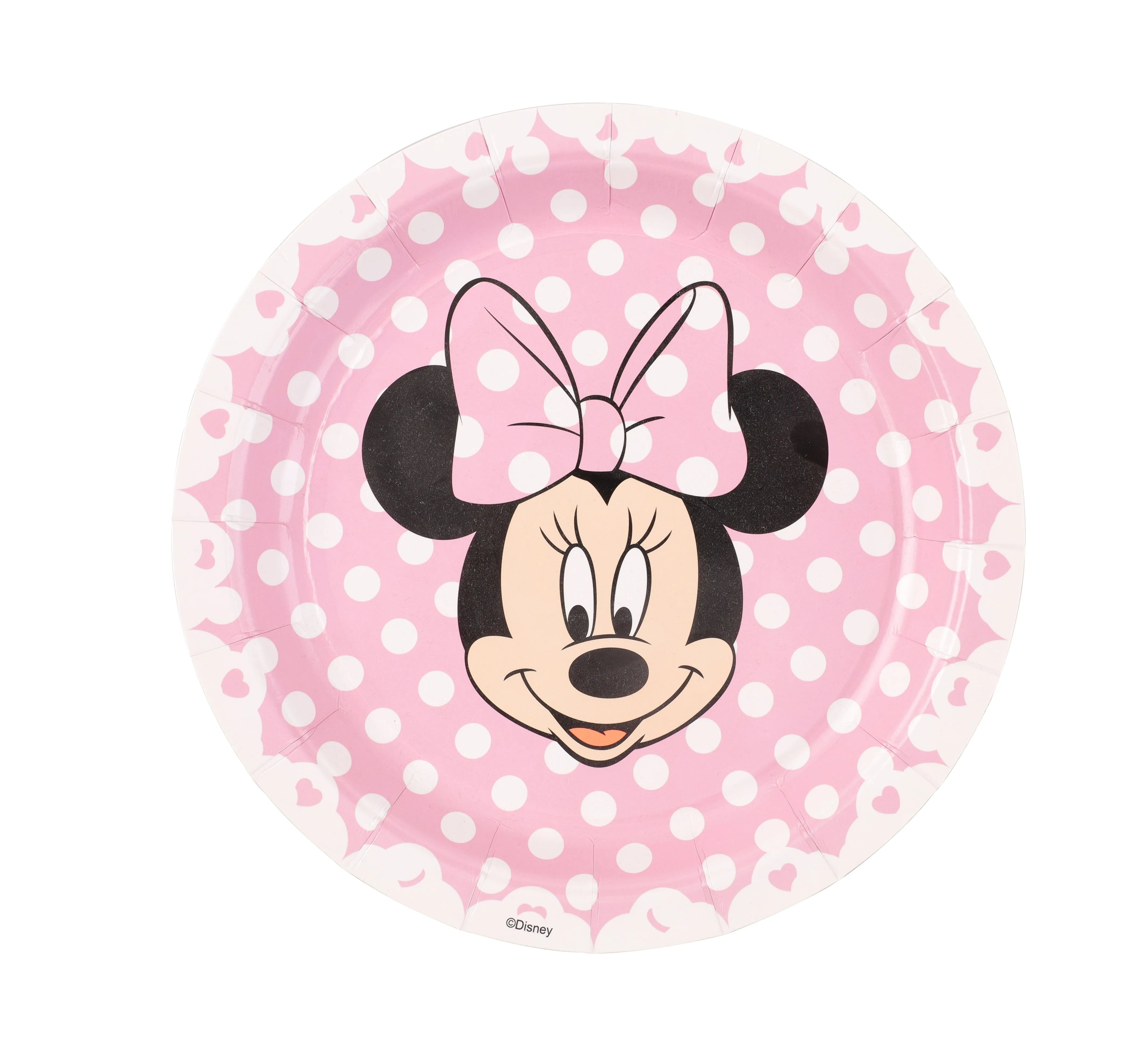 Set per Festa di Compleanno Minnie Mouse: Stoviglie, Bicchieri, Piatti, Tovaglioli, Tovaglia per Ragazze e Decorazioni Baby Shower
