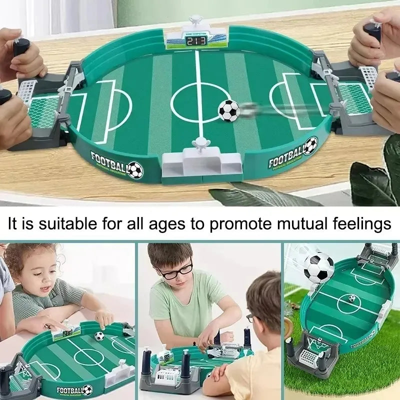 Tavolo da calcio caldo per feste in famiglia Gioco da tavolo da calcio Giocattoli da calcio interattivi da tavolo Bambini Ragazzi Sport Gioco portatile all'aperto Regalo