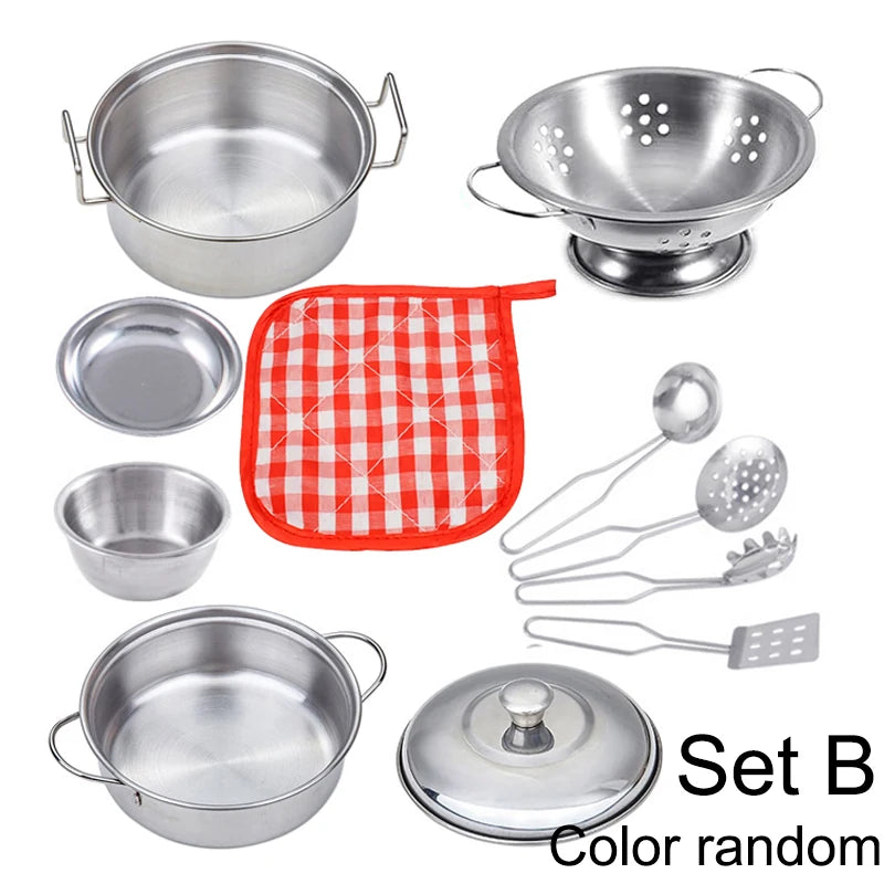 Set da cucina Fai finta di giocare Giocattolo da cucina simulato Set da gioco di ruolo per bambini Set da cucina Regalo educativo per bambini Ragazze Ragazzo