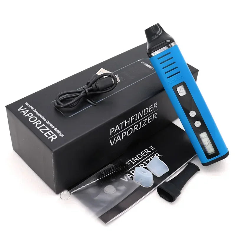 Vaporizzatore per erbe secche ANIX TAURUS Camera in ceramica Kit sigaretta elettronica Pathfinder Vape Pen Schermo LED Controllo della temperatura Vaper per tabacco