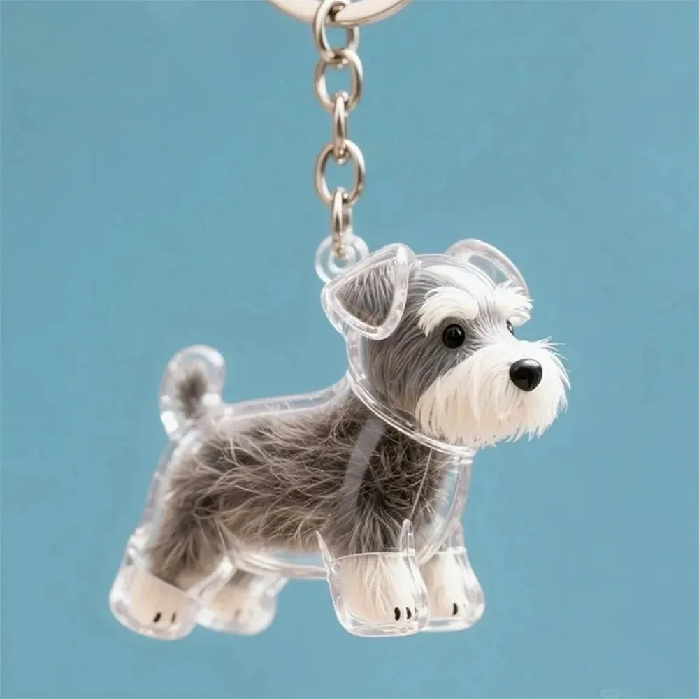 Ciondolo portaoggetti per capelli per cani Portachiavi carino Ciondolo per borsa Coppia Portachiavi per auto Collezione di souvenir di gioielli Decorazioni regalo Accessori per cani