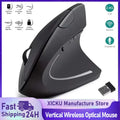 Mouse Verticale Wireless 2,4 GHz Ergonomico DPI 800 1200 1600 6 Pulsanti Per PC