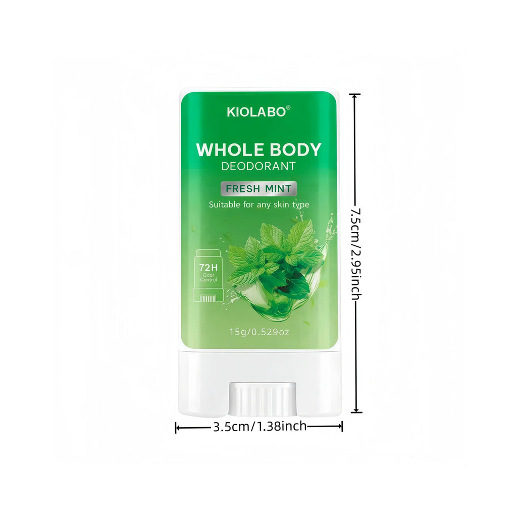 72 hour long-lasting deodorizing, 15g deodorizing and antiperspirant cream, keeps you fresh and dry all day long