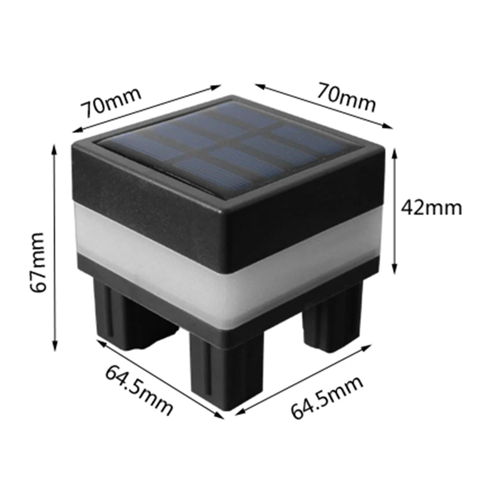 LED Solar Ambient Light Easy Installation Waterproof Outdoor Lamp Automatic Glow Landscape Lighting Switch Control for Courtyard