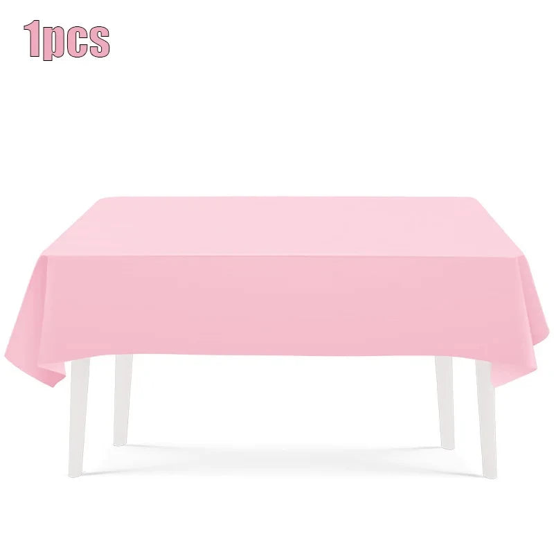 Piatti per feste usa e getta a forma di petalo viola chiaro blu da 7/9 pollici Ragazze Rosa Decorazione di compleanno per matrimoni Forniture per feste per baby shower