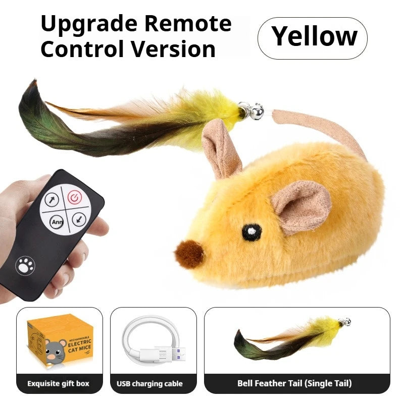 Giocattolo Interattivo Per Gatti Con Mouse Mobile Rilevamento Automatico USB