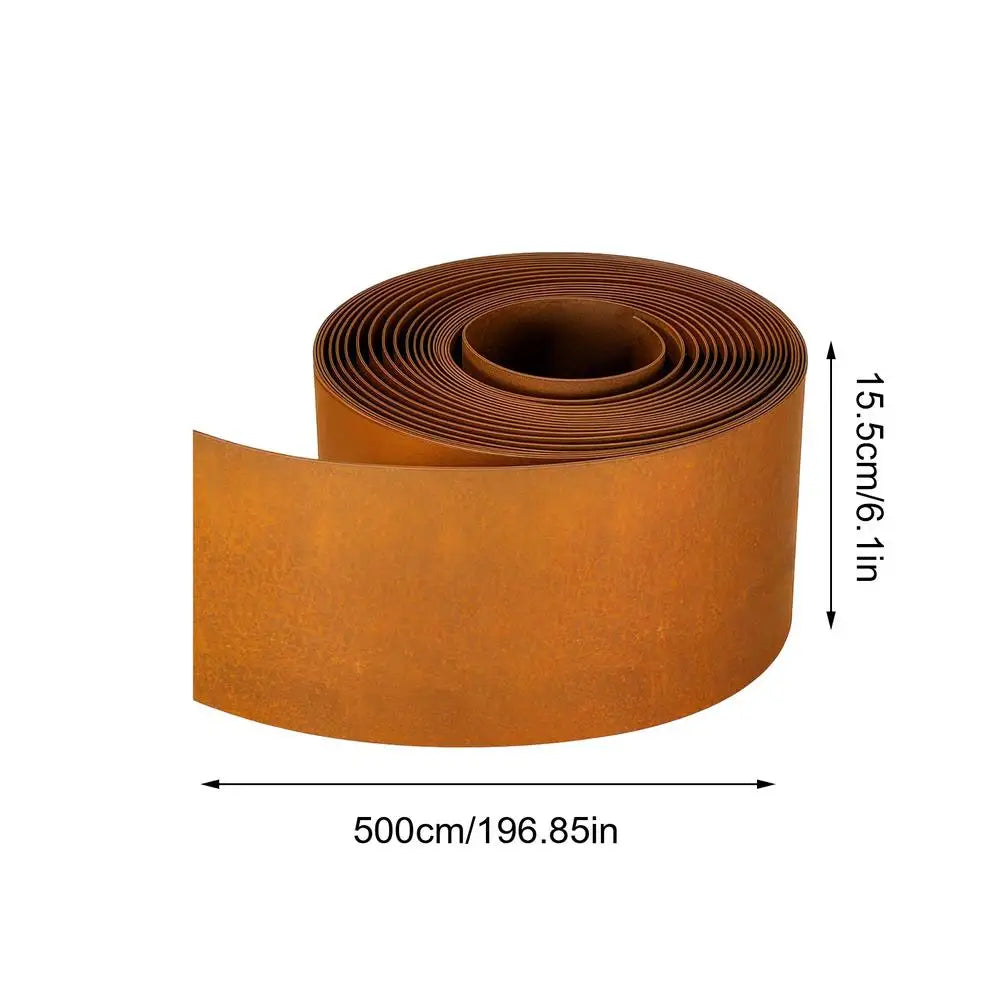 Bordo per Giardino, Bordura per Prato, Bordo Metallico Moderno Alto in Acciaio Resistente alle Intemperie per Serra, Giardino, Cortile, Patio