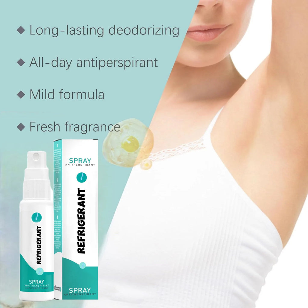 Underarm Odor Remover Spray Long Lasting Aroma Armpit Sweat Deodorizer Moisturizing Body Care Refreshing Deodorant Spray 30ml