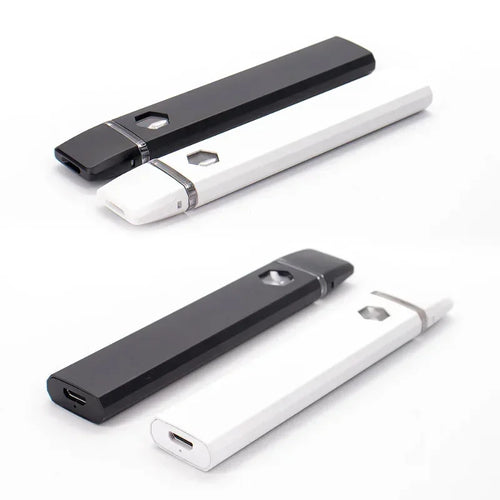 50 pz Ricaricabile Vape Penna Bobina di Ceramica Vuota 1.0 ml Vaper Dispositivo 280 mAh Micro USB Carica Della Batteria per Olio Spesso E-cig vaporizzatore