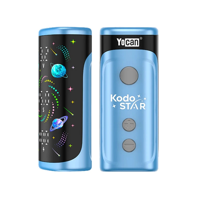 Originale Yocan Kodo Star Box Mod 400mAh Batteria di preriscaldamento Vape Pen 510 Thread Cart 1.8V-4.2V Schermo OLED Sigaretta elettronica