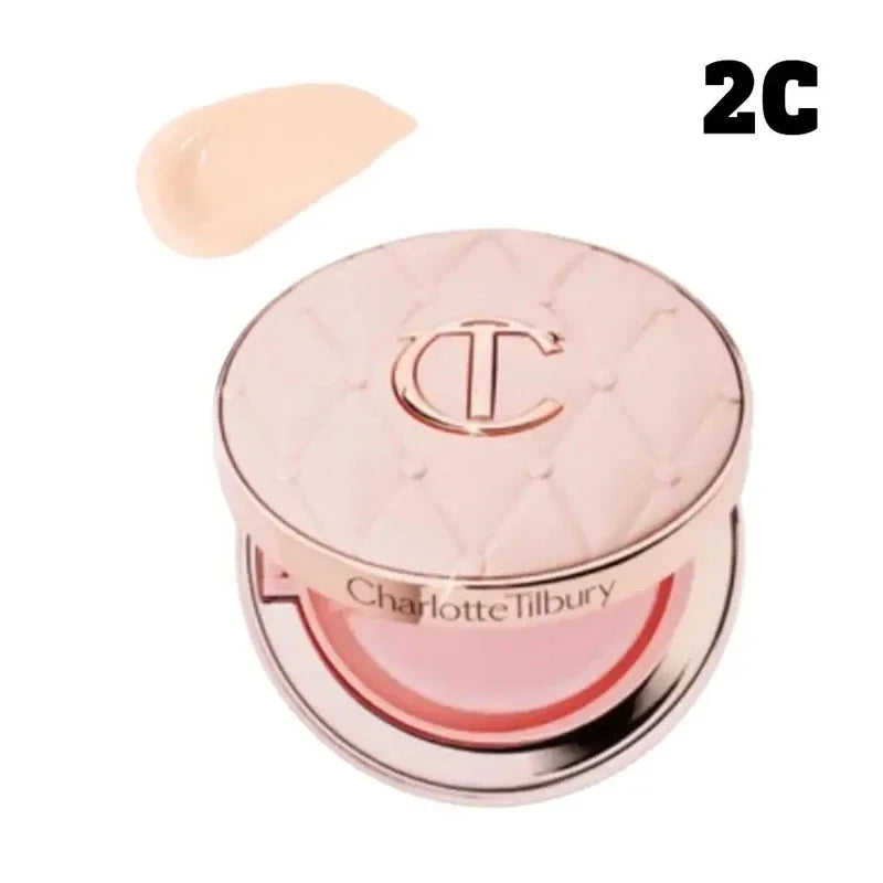 CT Fondotinta Liquido Portatile Controllo Olio Effetto Luminoso, Cipria Compatta Micro-Light, Rossetto Air Cushion, Set Trucco