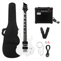 HK.LADE R-260 Chitarra elettrica a 6 corde 24 tasti Chitarra elettrica con corpo in acero Guitarra con borsa Amp Parti e accessori per chitarra