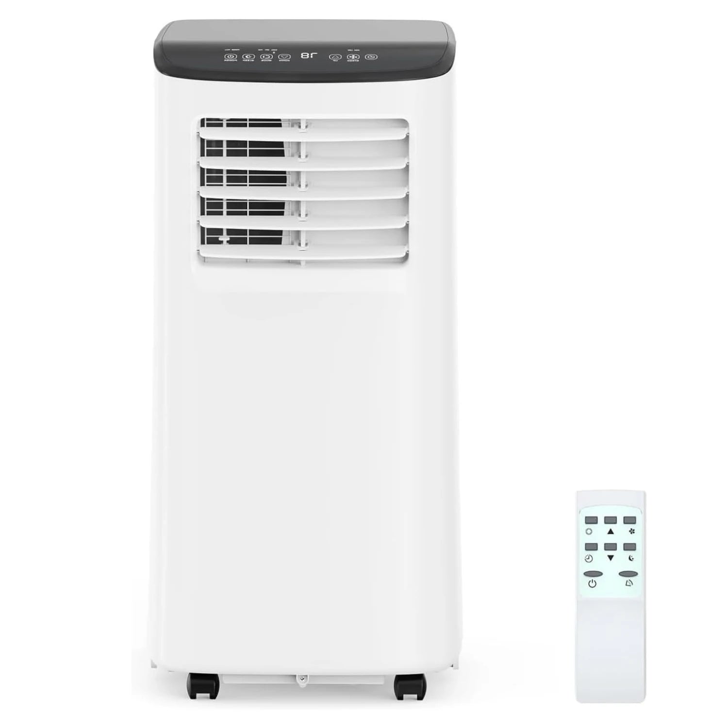 Condizionatore d'aria portatile da 8.000 BTU, raffredda fino a 350 piedi quadrati, unità AC portatile 3-IN-1 a risparmio energetico con modalità ventilatore e deumidificatore