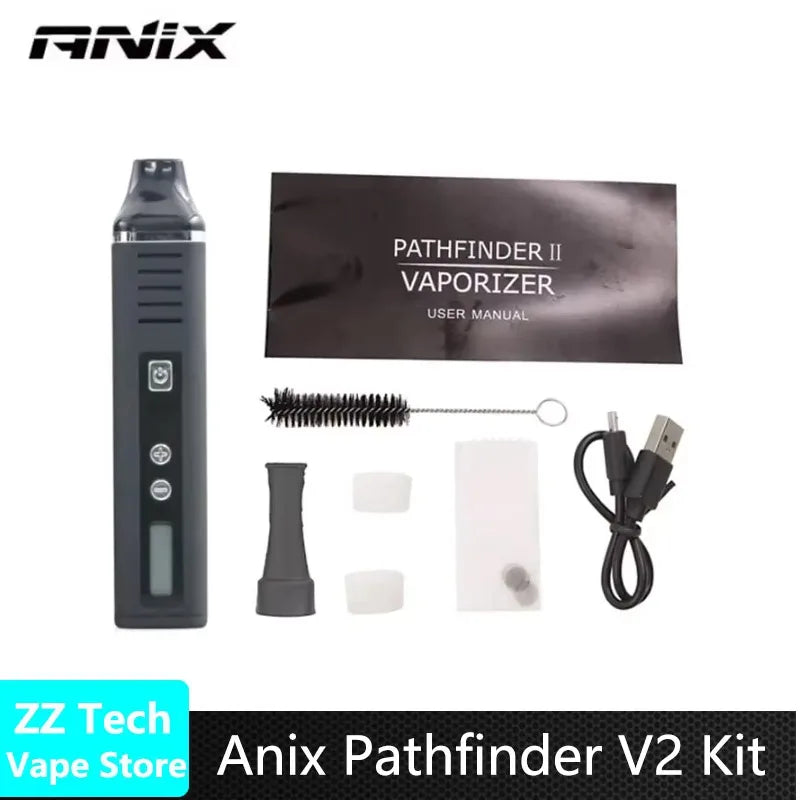 Kit originale Anix Pathfinder V2 Vaporizzatore per erbe secche Batteria da 2200 mAh Display OLED Sigaretta elettronica Vaporizzatore Vape Pen