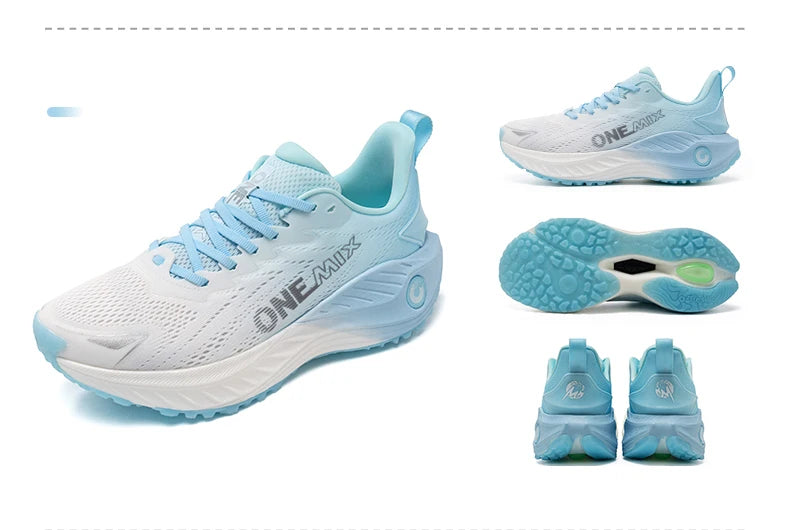ONEMIX Scarpe da corsa casual Scarpe da jogging estive traspiranti Uomo Scarpe da ginnastica leggere da donna Scarpe sportive con cuscino maschile da esterno
