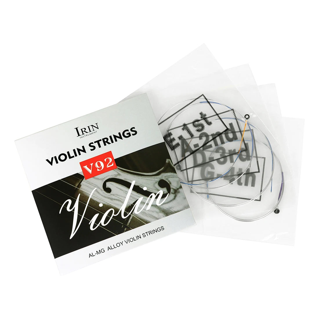 Corde per violino Lega di alluminio-magnesio Acciaio inossidabile Corda per violino professionale Accessori per strumenti musicali Alta qualità