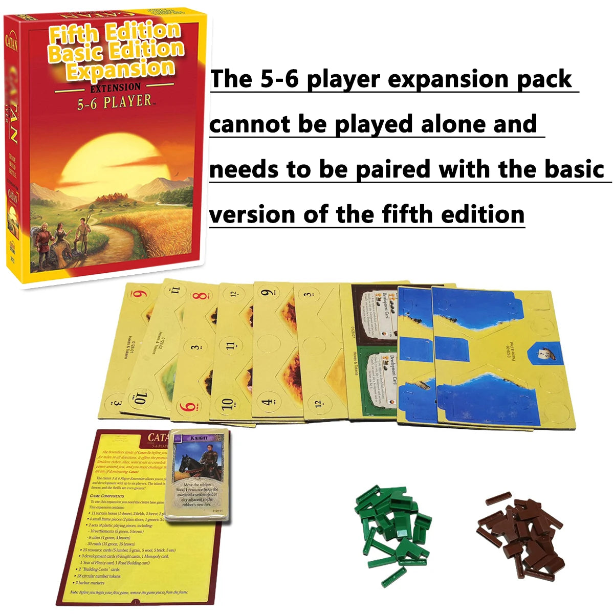 Gioco da tavolo (5a edizione) Commercia, costruisci e colonizza nel classico gioco di strategia per famiglie, bambini e adulti, dai 10 anni in su, 3-4 giocatori